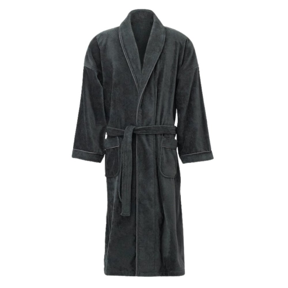 NWT Millstrand Co. Island Bath Collection Bathrobe-New England Dusk-Unisex Small - Picture 2 of 9